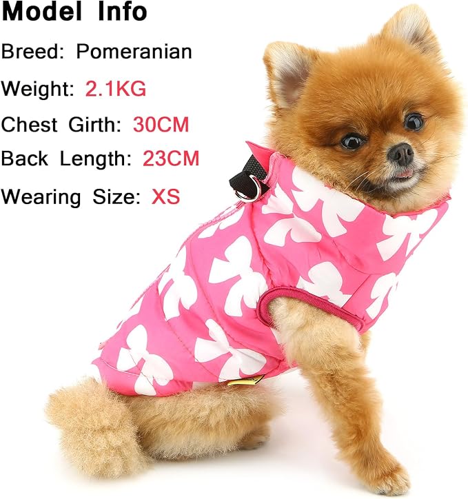 SMALLLEE_LUCKY_STORE Pet Water Resistant Winter Jacket Vest - Image 2