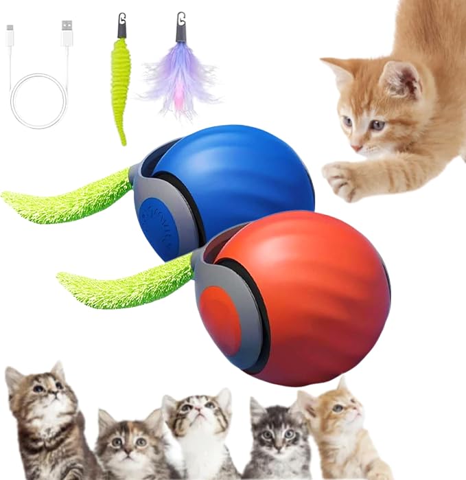 2 Packs Speediest Tail 2.0 Cat Toy, Interactive CatToy, CatToys by Unknown