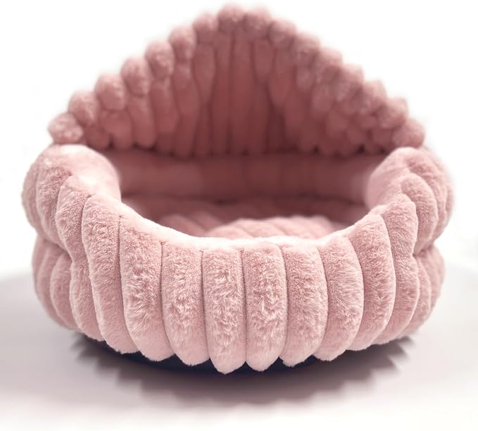 Hooded Cat Beds for Indoor Cats，Cozy Dog Cave Bed, Cozy Nook Dog Bed for Small by FORMYCATIE