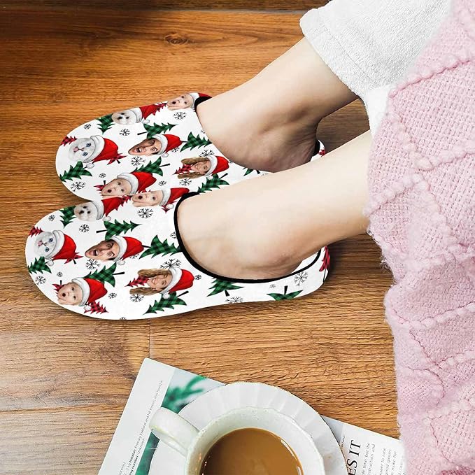 Artsadd Custom Pajamas for Women Men Family, Personalized Face Pjs Pajama Pants - Image 6
