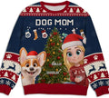 Wrappiness A Girl And Her Dog Christmas Sweatshirt by Wrappiness