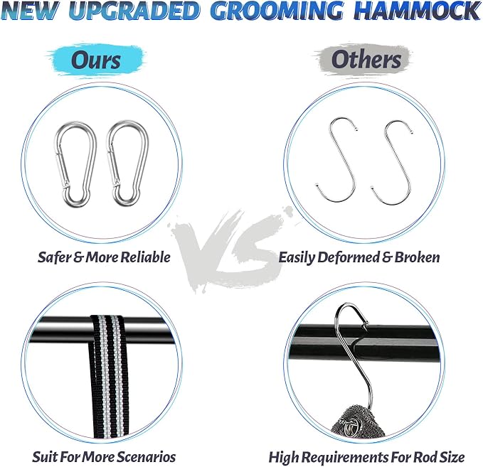 Pet Grooming Hammock Harness for Nail Trimming, Sling Holder Hanger for Nail - Image 5