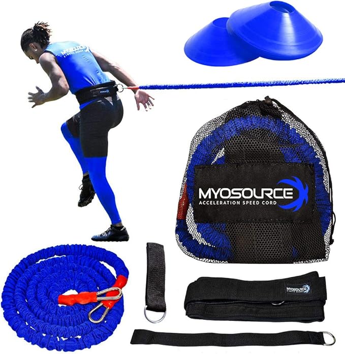 Acceleration Speed Cord Bungee Multi-Sport Resistance Training Kit by MyosourceKineticBands