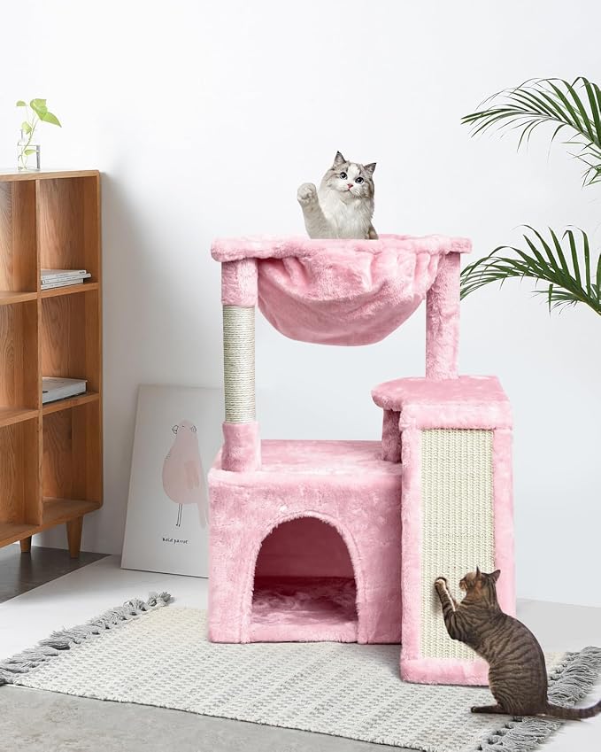 SYANDLVY Cat Tree for Indoor Cats Large Adults, Modern Activity Tower - Image 7