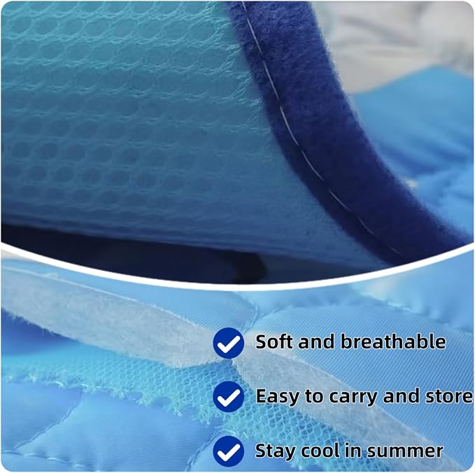 Dog Cooling Mat for Small Dogs, Pressure-Activated Gel Pad 27.56 x 21.65 in - Image 4