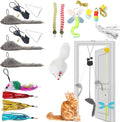 11 PCS Interactive Cat Toy for Indoor Cats, Kitten Toys by KITCHSTAR