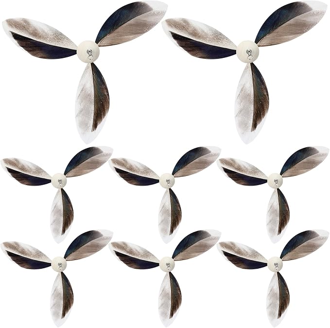 8 Pcs Cat Feather Propeller Refills Propeller Interactive Cat Toy Refills by Relaxgiant