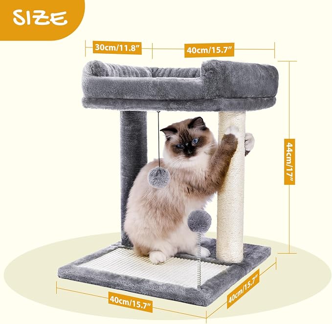 PAWZ Road Cat Scratching Post Bed, Small Cat Tree Tower - Image 6