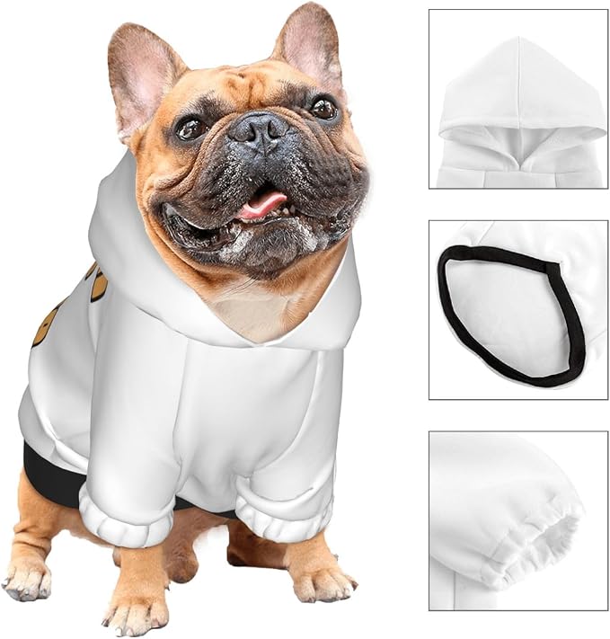 Custom Sweatshirt for Small Pet Cat Puppy Dogs Cold Weather Clothes Sweatshirt - Image 4