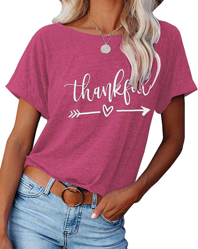 NIUBIA Women's T Shirts Summer Tops Simple Heart Graphic Shirts Sayings Short - Image 2