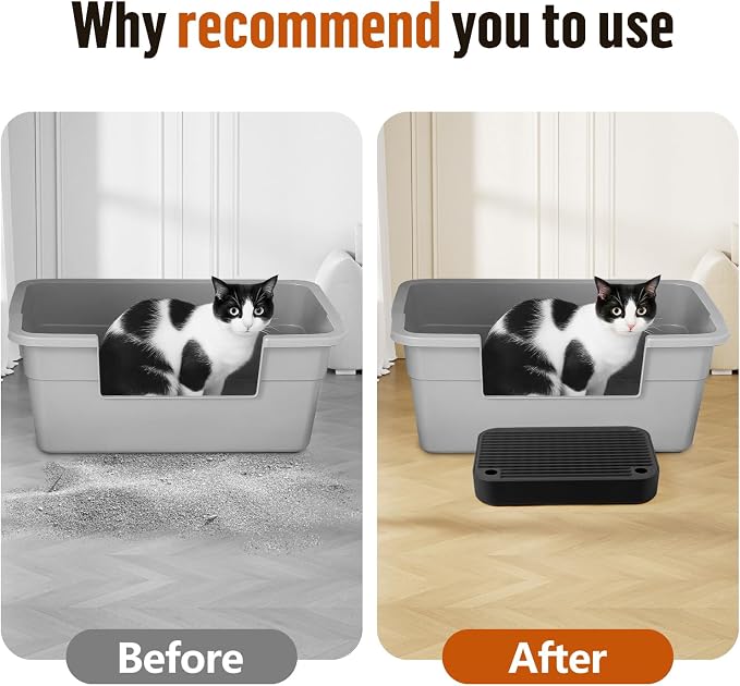 Cat Litter Box Ramp Mat with Filter Function, Cat Step Pedal Stool - Image 5
