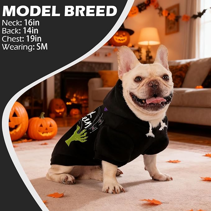 EXPAWLORER Dog Hoodie-Soft and Warm Dog Sweaters, Pet Clothes Autumn Winter - Image 7