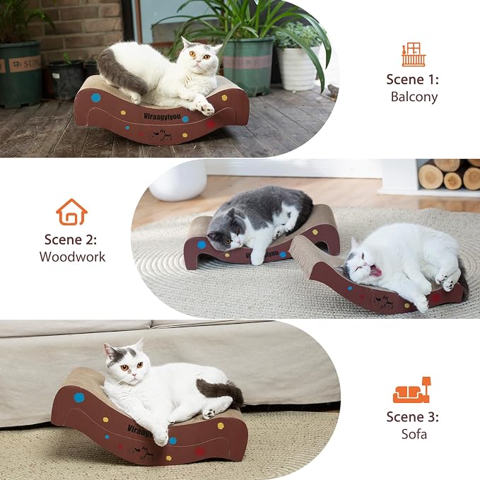 Cat Scratcher Cardboard Scratch Pad - Image 5