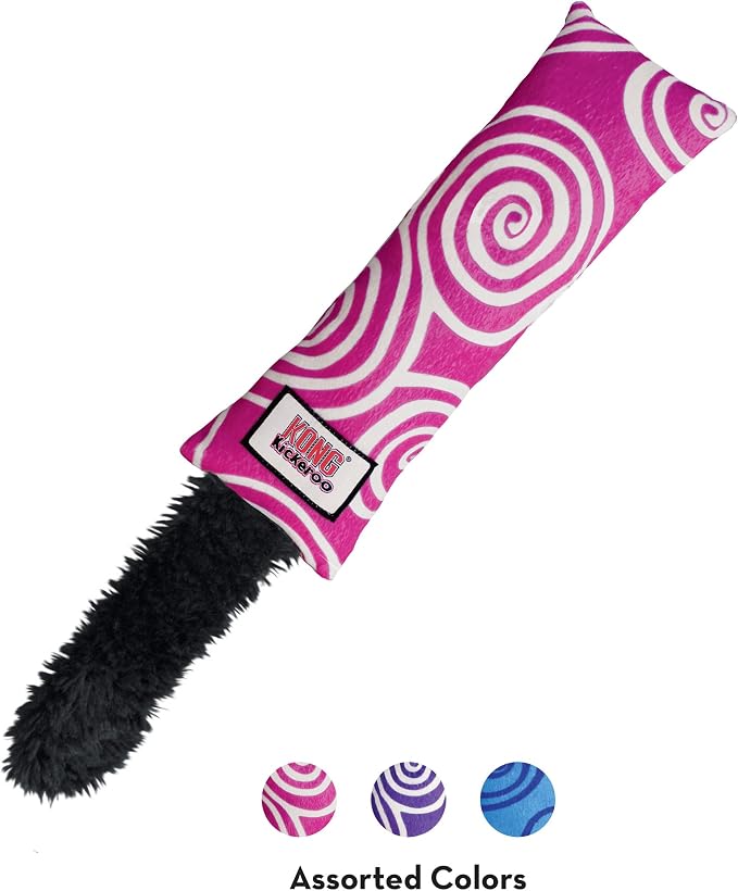 KONG Kickeroo Swirl Cat Toy – Plush - Image 3
