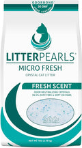 Litter Pearls Micro Fresh Scented Non-Clumping Crystal Cat Litter by LitterPearlsCatLitter