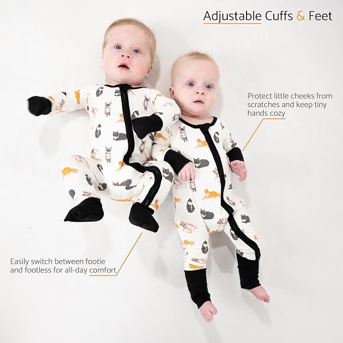 LollyBanks Baby Pajamas, Baby Romper 95% Bamboo Viscose and 5% Spandex - Image 5