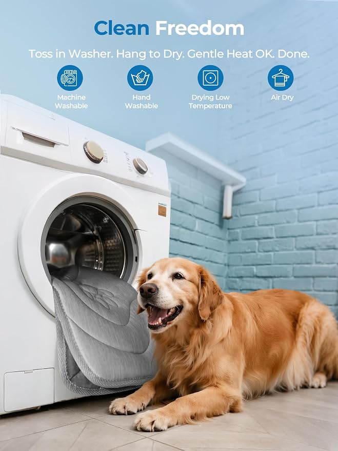 Dog Cooling Mat, Thick 3D Orthopedic Summer Pad - Image 7