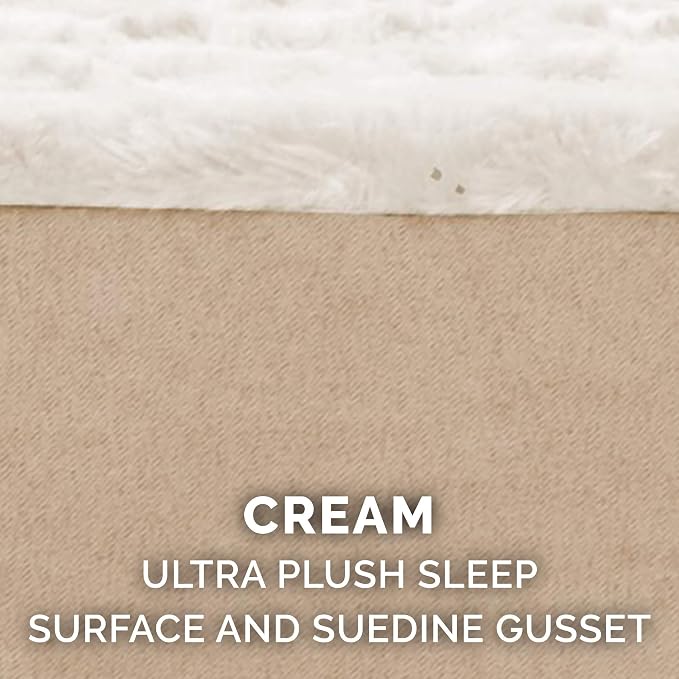 Furhaven Replacement Dog Bed Cover Ultra Plush Faux Fur & Suede Mattress - Image 4