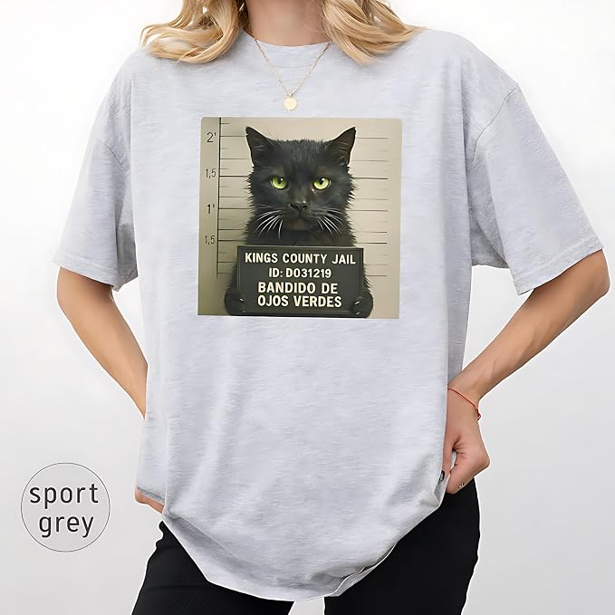 Custom Pet Mugshot Shirt with Photo and Name, Personalized Dog or Cat Mugshot T - Image 2