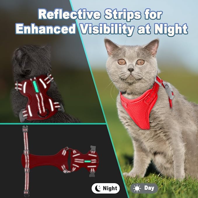 Cat Harness and Leash Set Escape Proof - Image 4