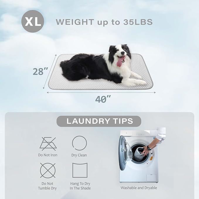 MICROCOSMOS Pet Cooling Mat & Sleeping Pad- Breathable Bubble Surface, EZ - Image 6