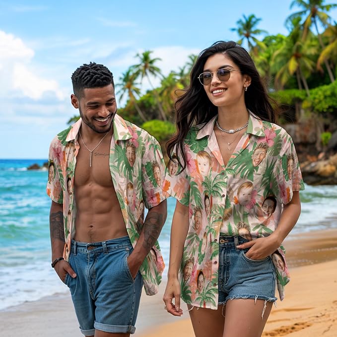 Custom Hawaiian Shirt with Face - Image 4