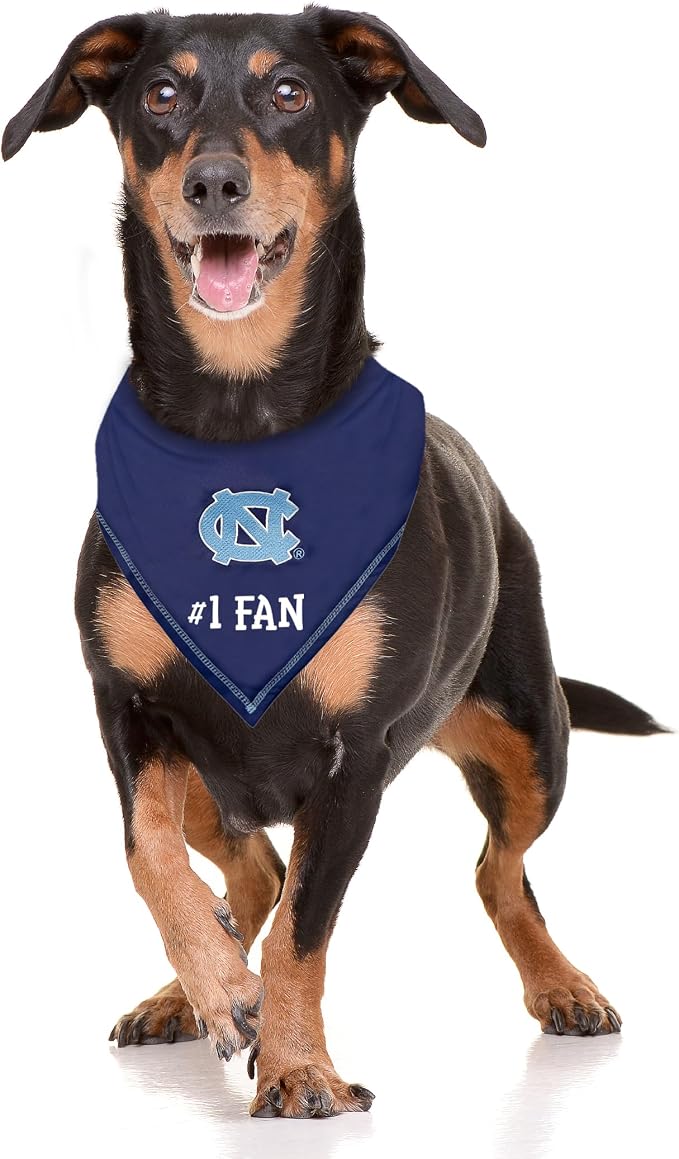 Pets First NCAA University of NC Personalized Tie Around Bandana - Image 2