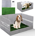 Dog Grass Pad with Tray Foldable Dog Litter Box High Walls, Odor Free by HQ4US4LEGS
