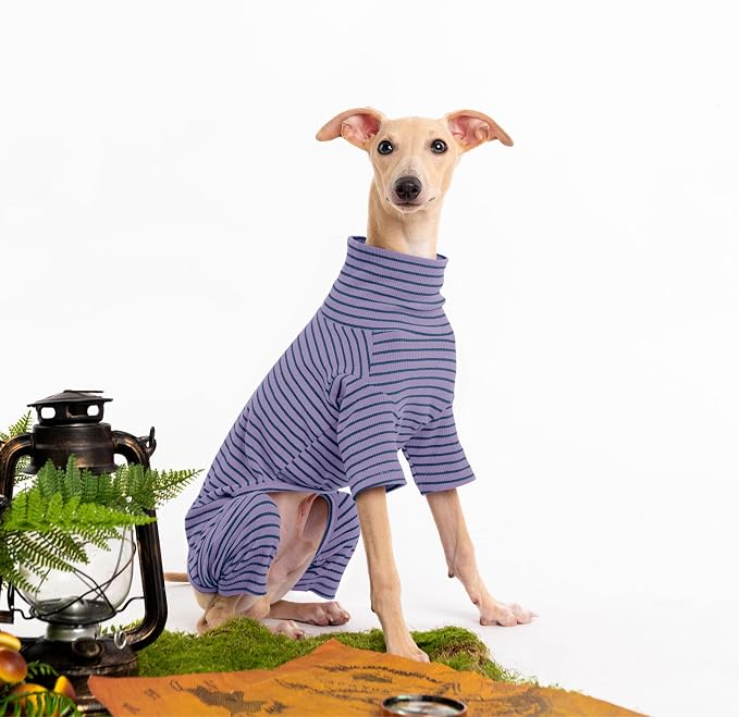 Dog Sweaters for Small Dogs Girls Boys, Striped Pet Sweaters for Fall Winter - Image 3