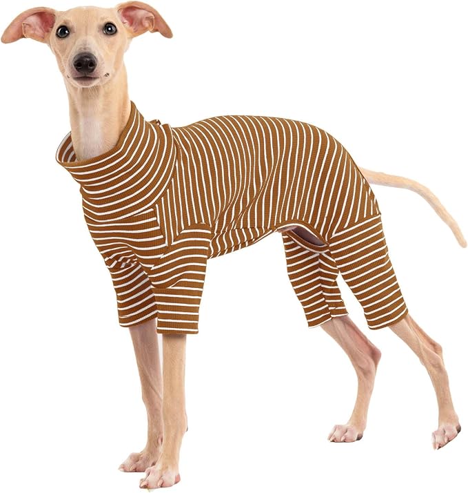 Dog Sweaters for Small Dogs Girls Boys, Striped Pet Sweaters for Fall Winter by Haloumoning