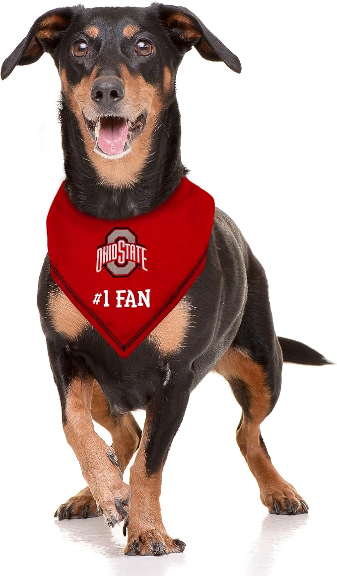 NCAA Ohio State Buckeyes Personalized Tie Bandana - Image 3