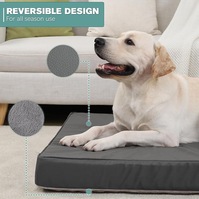 Waterproof XXXL Dog Beds Large Sized Dogs, Orthopedic Washable Crate Pad 54 inch - Image 9