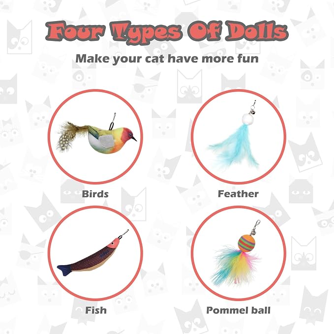 Cat Toys for Indoor Cats, Interactive Cat Toys for Bored Indoor Adult Cats 7 - Image 4