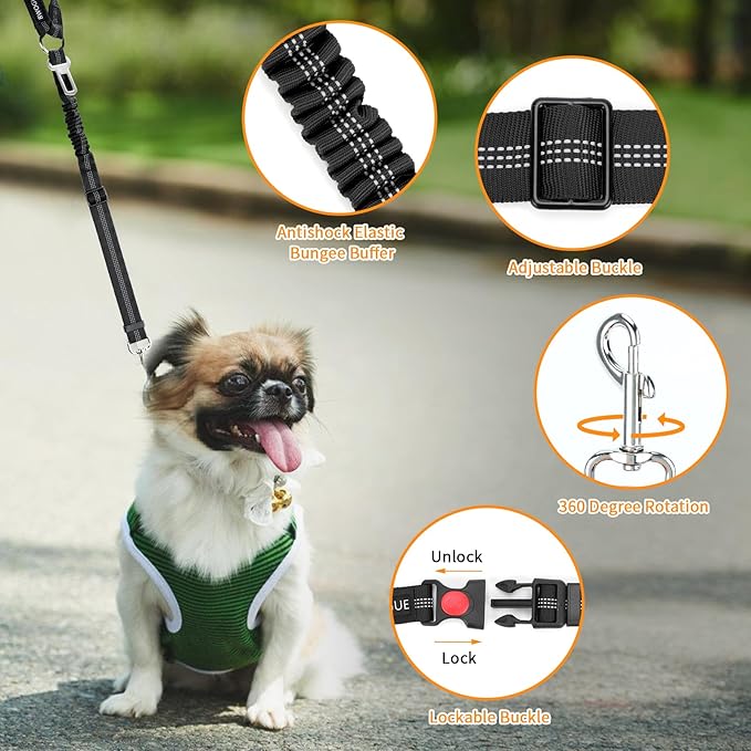 BWOGUE 2 Piece Dog Seat Belt for Car - Image 4