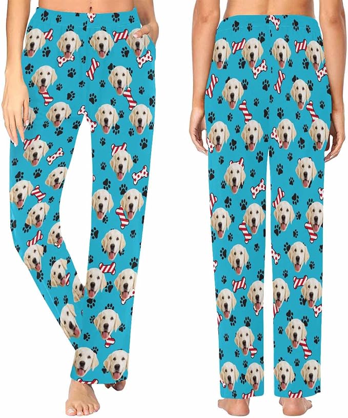 Custom Face Pajamas Pants Personalized Nightwear Bottoms - Image 2