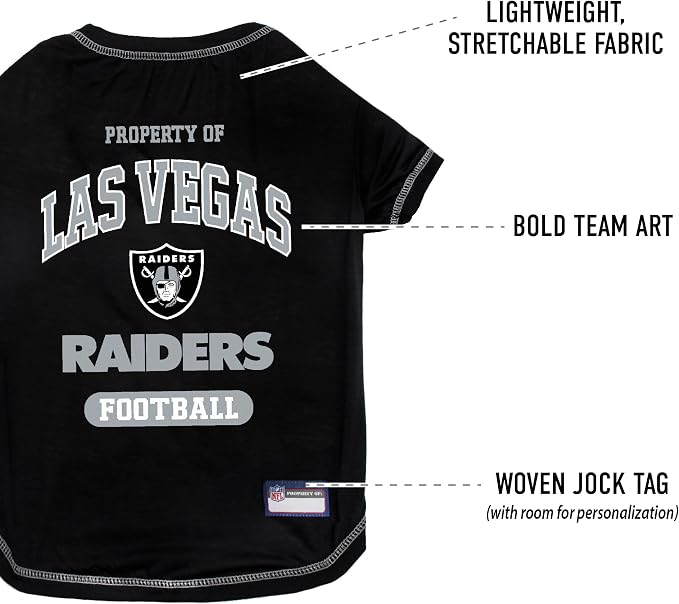 NFL Raiders Dog T-shirt Small. - Image 5