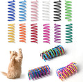 48PCS 12Colors Cat Spring Toys for Indoor Cats, Interactive Coil Springs for by KitysFatch
