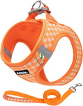 AIITLE Adjustable Dog Vest Harness Set – No-Pull Design, Plaid Print & by AIITLE-FORPETSBETTERLIFE