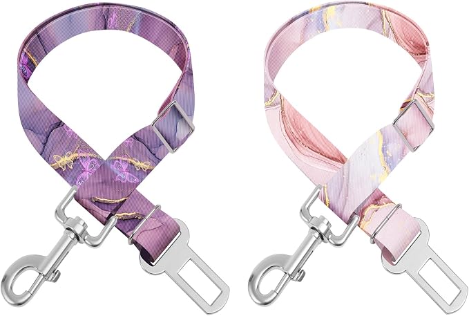 Adjustable pet cat and Dog car seat Belt. The Lanyard is Flexible and by Unknown