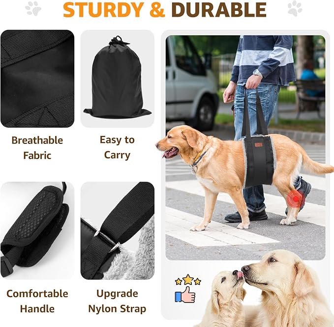 Adjustable Dog Lift Harness, Dog Sling - Image 9