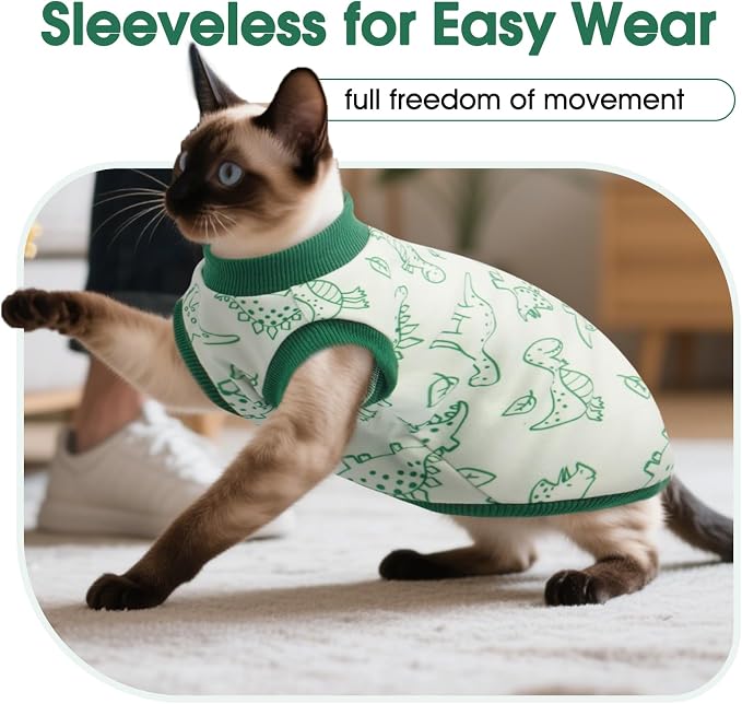 DENTRUN Sleeveless Cat Vest - Image 2