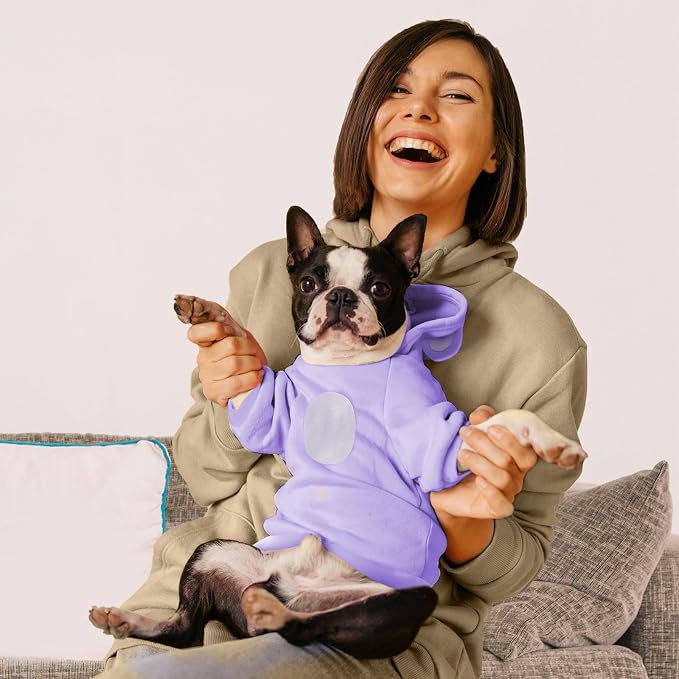 Small Dog Hoodie Soft Warm Fleece Fall Winter Dog Clothes Cute Puppy Sweaters - Image 2