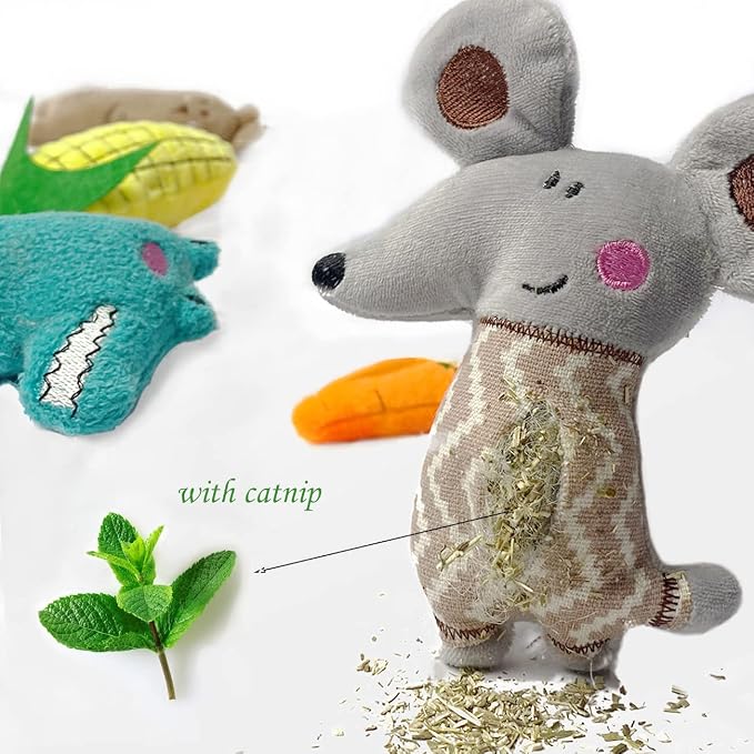 Cat Toys, Interactive Cat Toy for Indoor Cats, Soft and Durable Crinkle Sound - Image 2