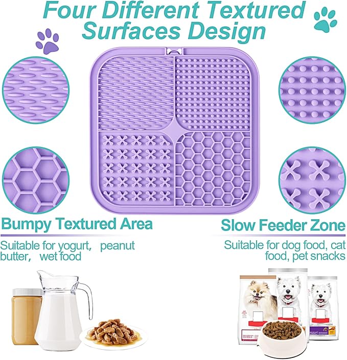 LUKITO Lick Mat for Dogs & Cats 2 Pack - Image 4