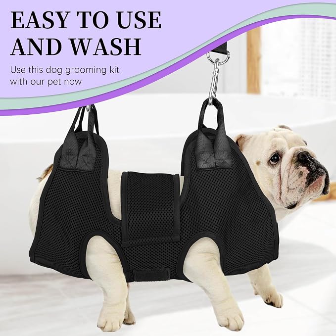 PatiencET Dog Grooming Hammock for Small Dogs Pet Hammock for Nail Trimming Dog - Image 7