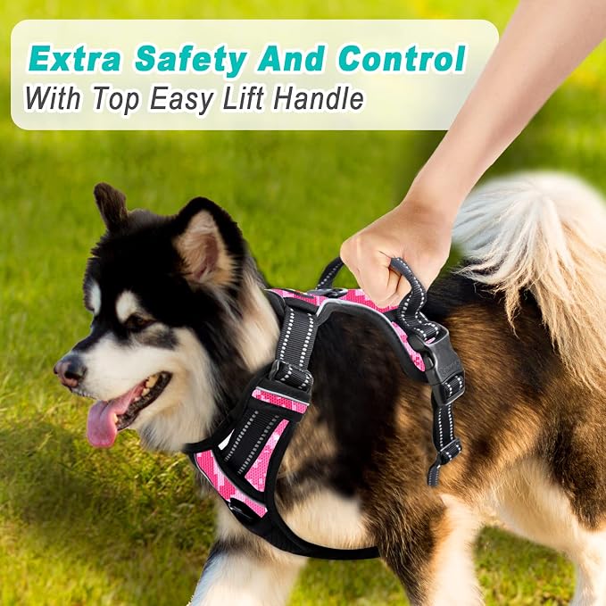 BARKBAY No Pull Dog Harness Large Step in Reflective Dog Harness - Image 8