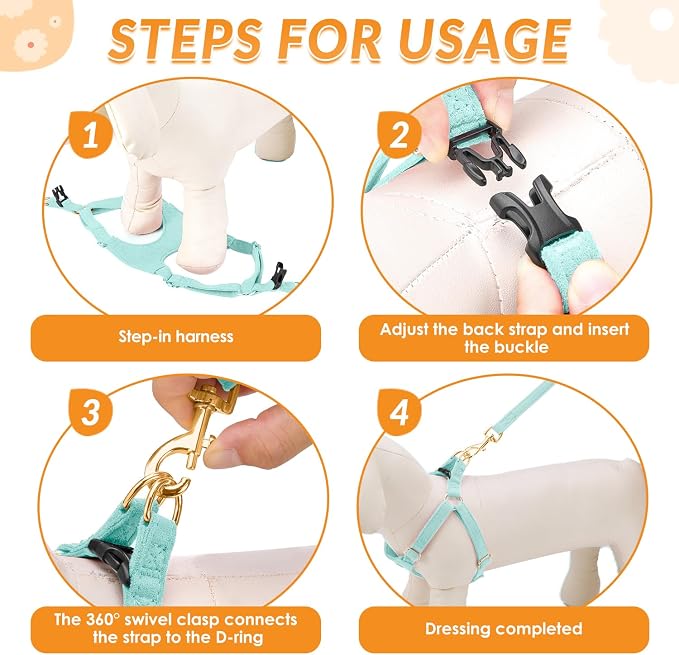 SlowTon Dog Harness Small Sized Dog - Image 6