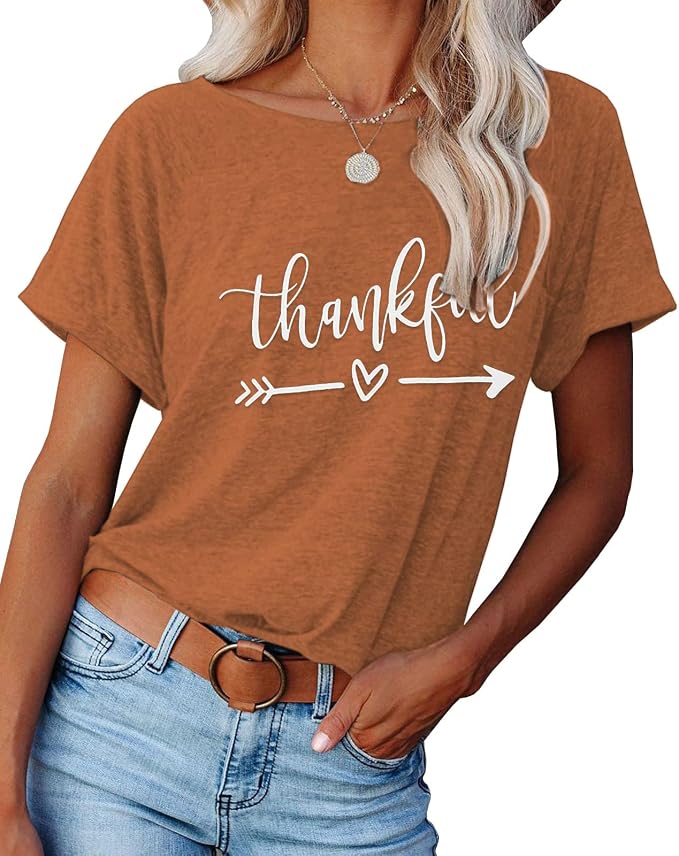 NIUBIA Women's T Shirts Summer Tops Simple Heart Graphic Shirts Sayings Short - Image 2