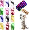 AGYM 6Colors Plastic Spring Cat Toys, 12 Pack Spiral Springs by AGYM