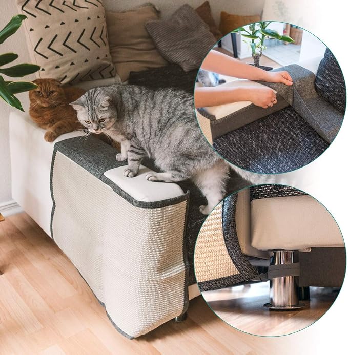 Navaris Cat Scratch Mat Sofa Protector - Image 6